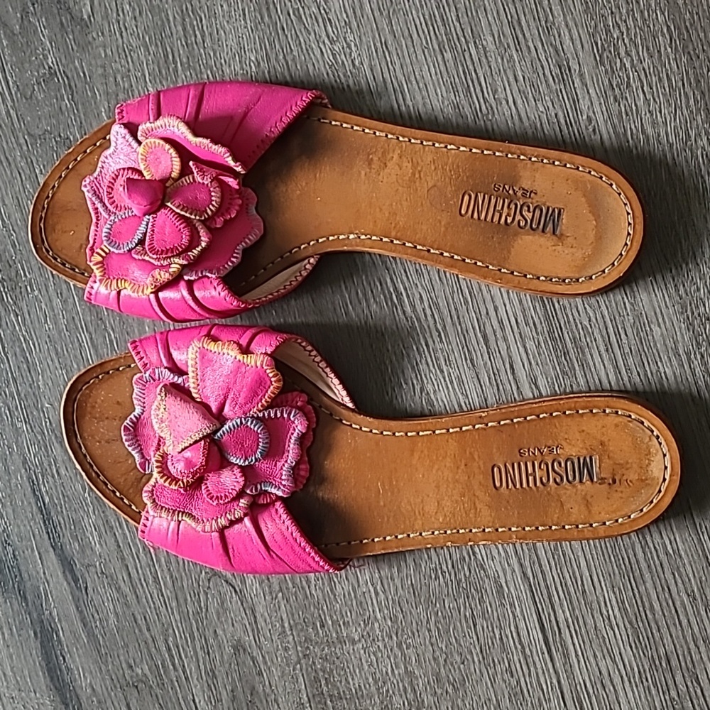 Moschino sandals shoes slides size 37